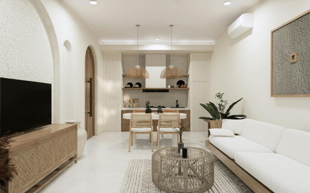 modern lighting ideas for home interior with warm ambient lighting