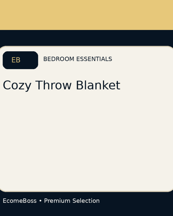 Cozy Throw Blanket