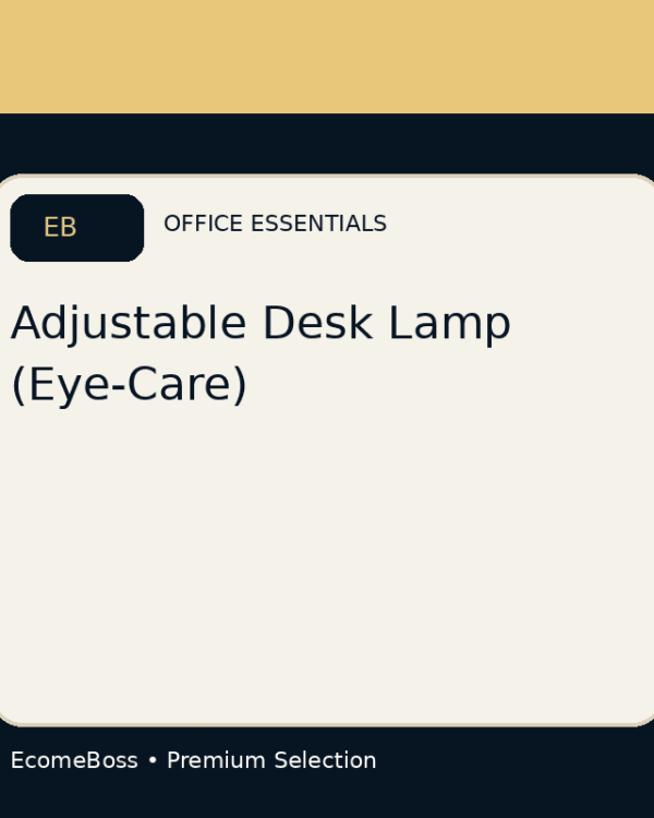 Adjustable Desk Lamp (Eye-Care)
