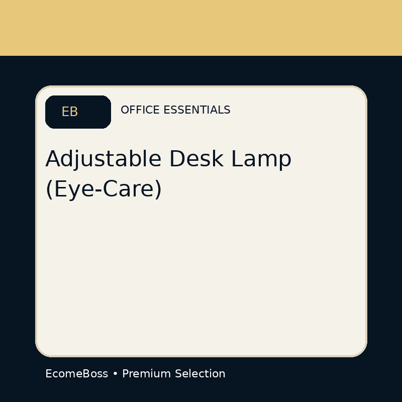 Adjustable Desk Lamp (Eye-Care)
