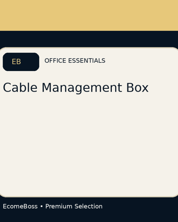 Cable Management Box