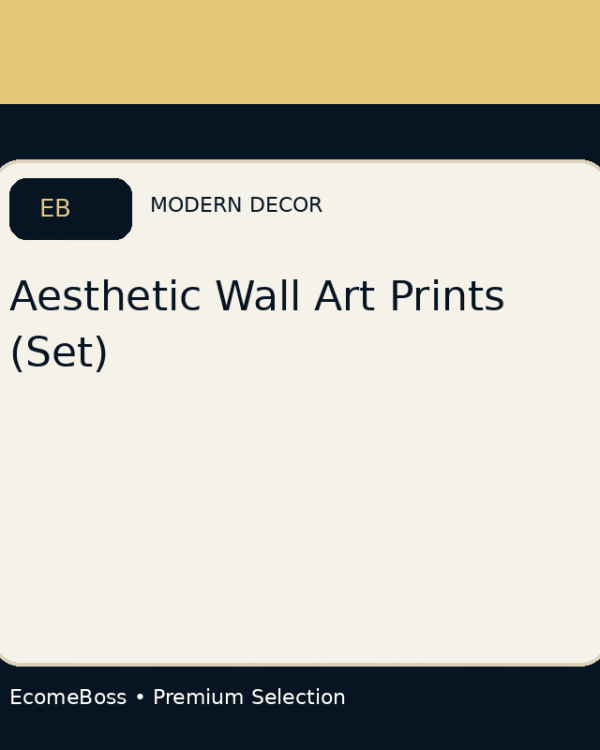 Aesthetic Wall Art Prints (Set)