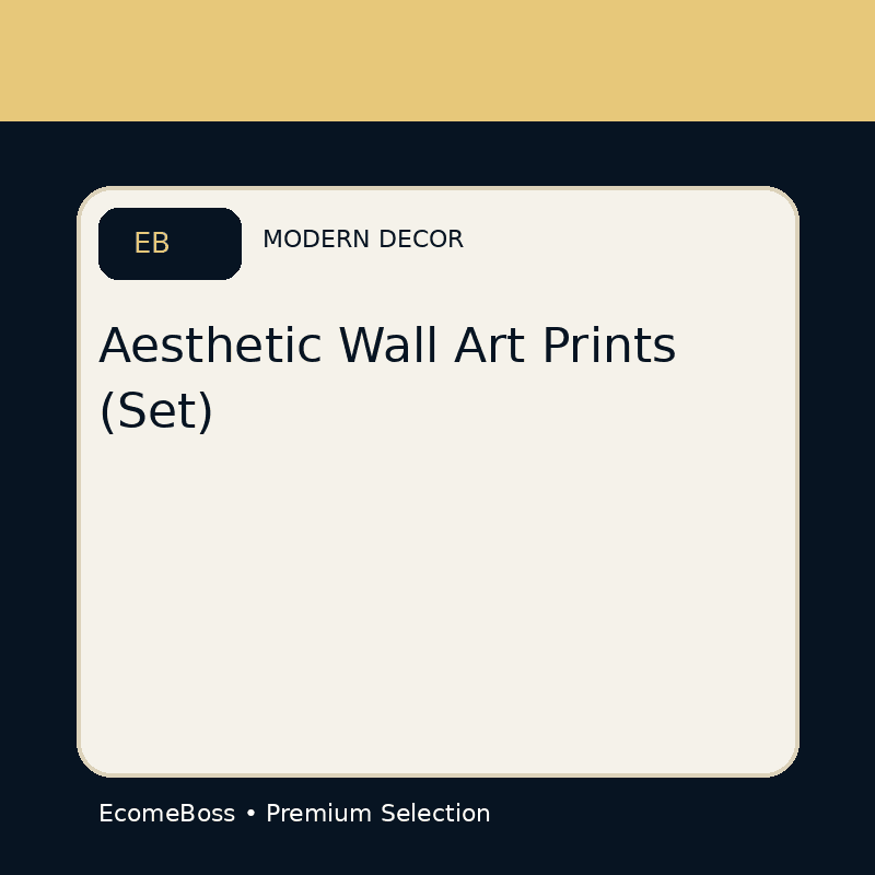 Aesthetic Wall Art Prints (Set)